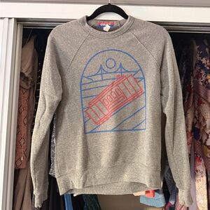 San Francisco Graphic Grey Crewneck Sweatershirt